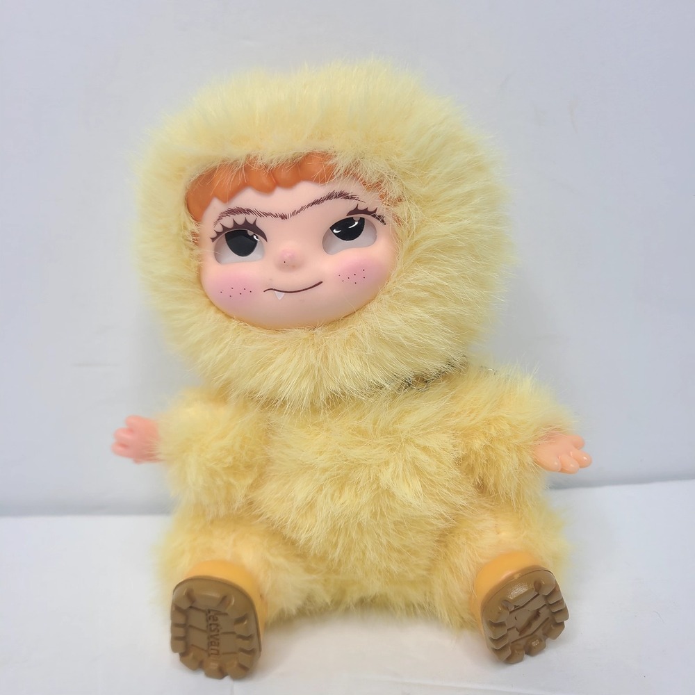 Letsvan WAKUKU Fuzzy Trendy Fun Party Back to Y2K Yellow